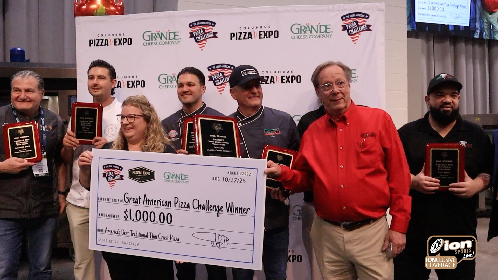 NPL on ION Pizza Expo Competition Winners
